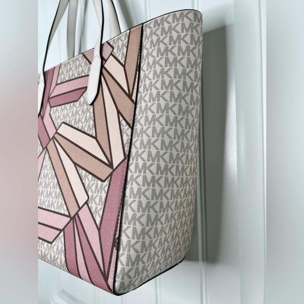 NWT Michael Michael Kors Sinclair Large East/West Smokey Rose Tote - Picture 5 of 9